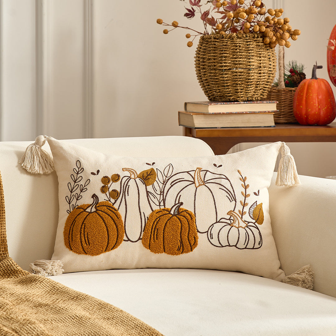 Dekoratives Kürbis-Wurfkissen