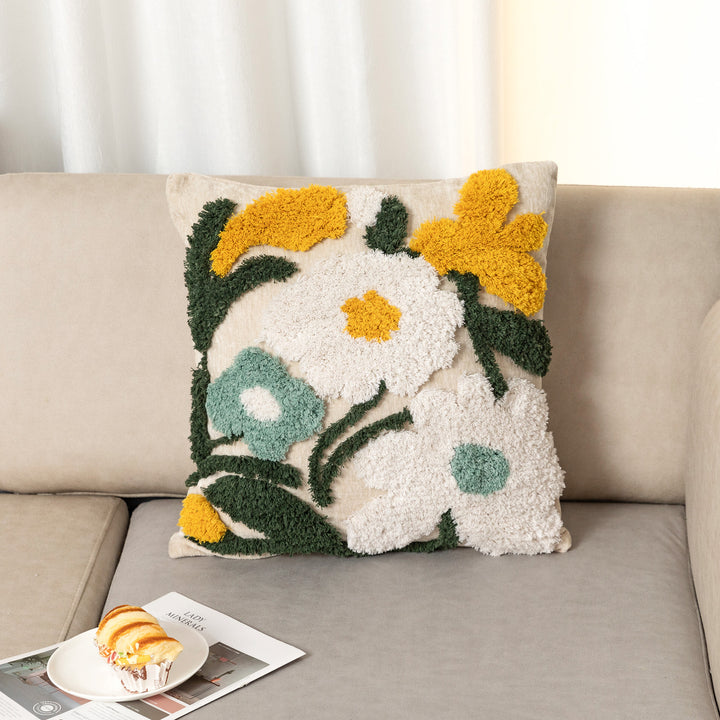 Blumen Kunst Plüsch Kissen