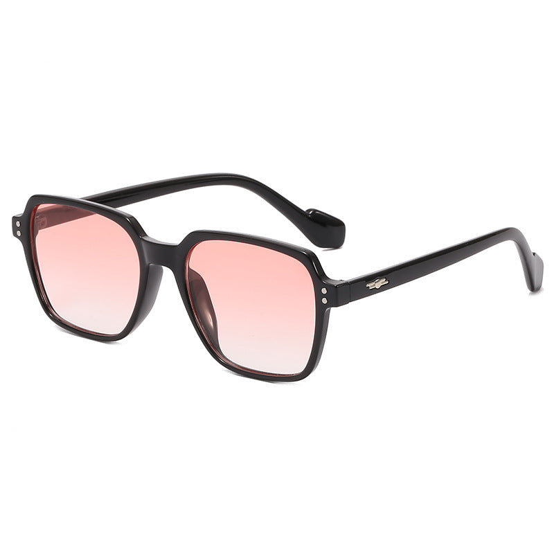 Damen quadratische Brille mit transparentem Rahmen und stylischem Design Karnz