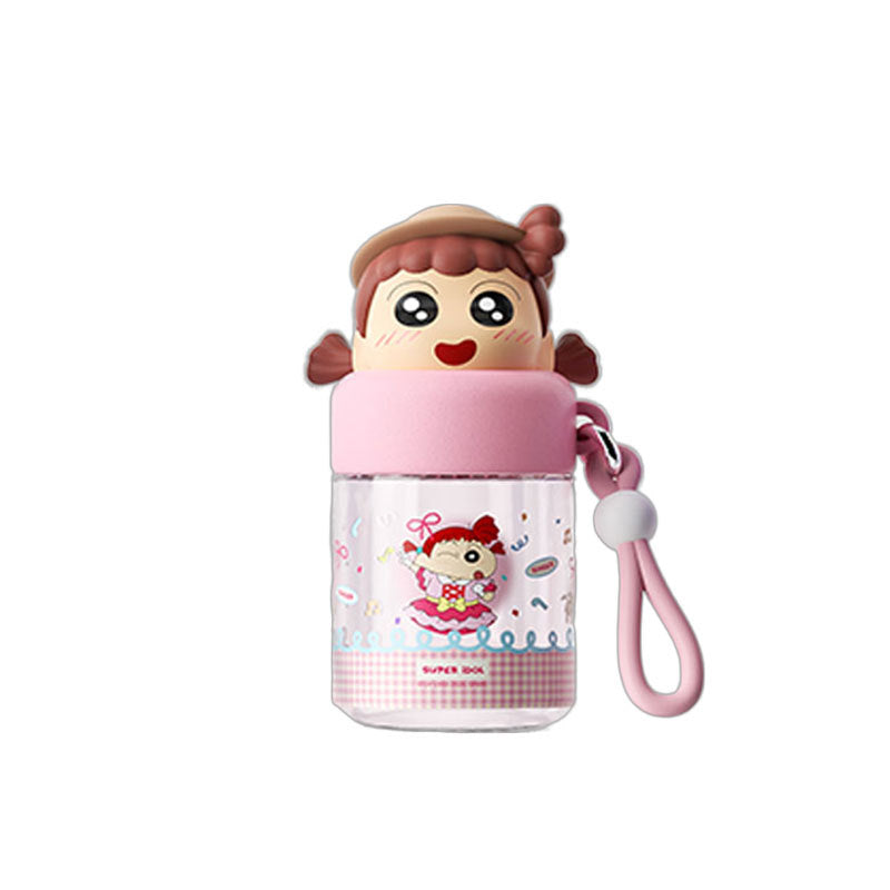 Damen Trinkflasche mit verspieltem Tierkopf-Design Karnz