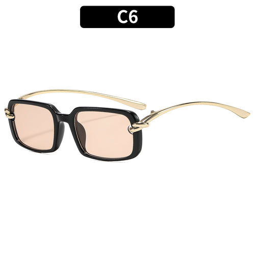 Elegante Rechte Rahmen Sonnenbrille