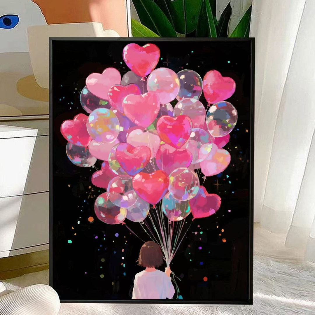Charmante Florale Bouquet Leinwandkunst Karnz