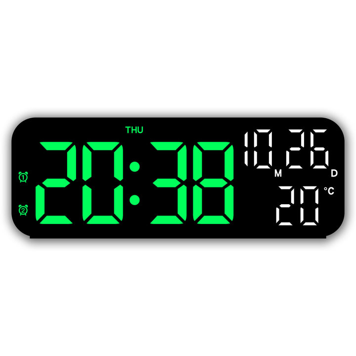 Digitaler Wecker mit Großem Led-Display und Wetterfunktion Karnz