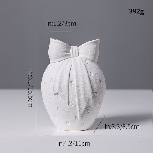 Nordic Strick-Top Keramikvase