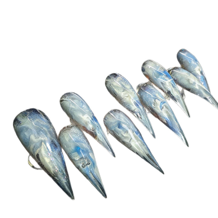 Künstlerische Stiletto Press-On Nägel  1791254987