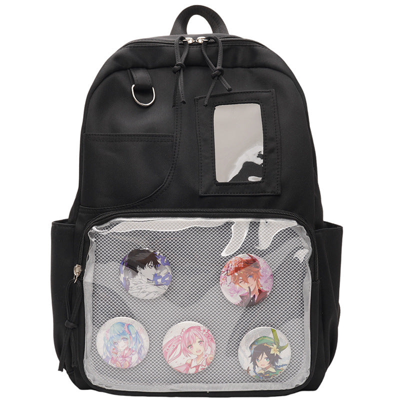 Anime-inspirierter Grafikdruck Rucksack