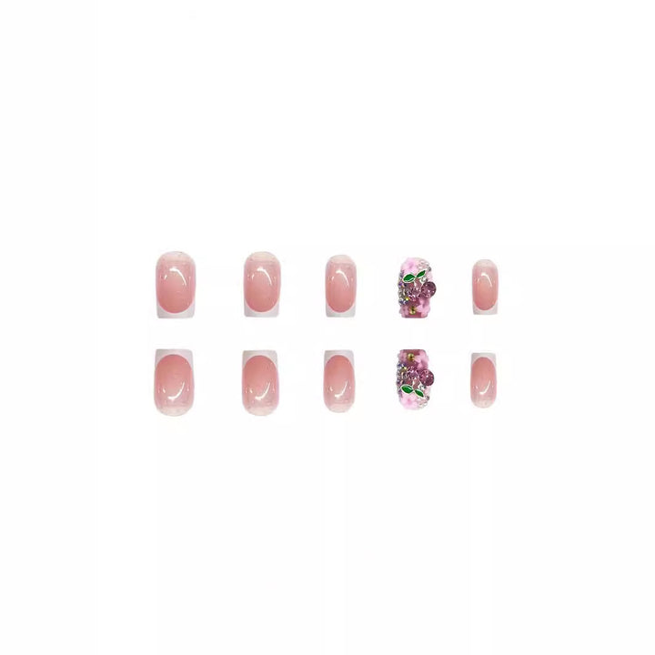 Glitzernde Blumen-Nagelkunst-Verstärkungen Karnz