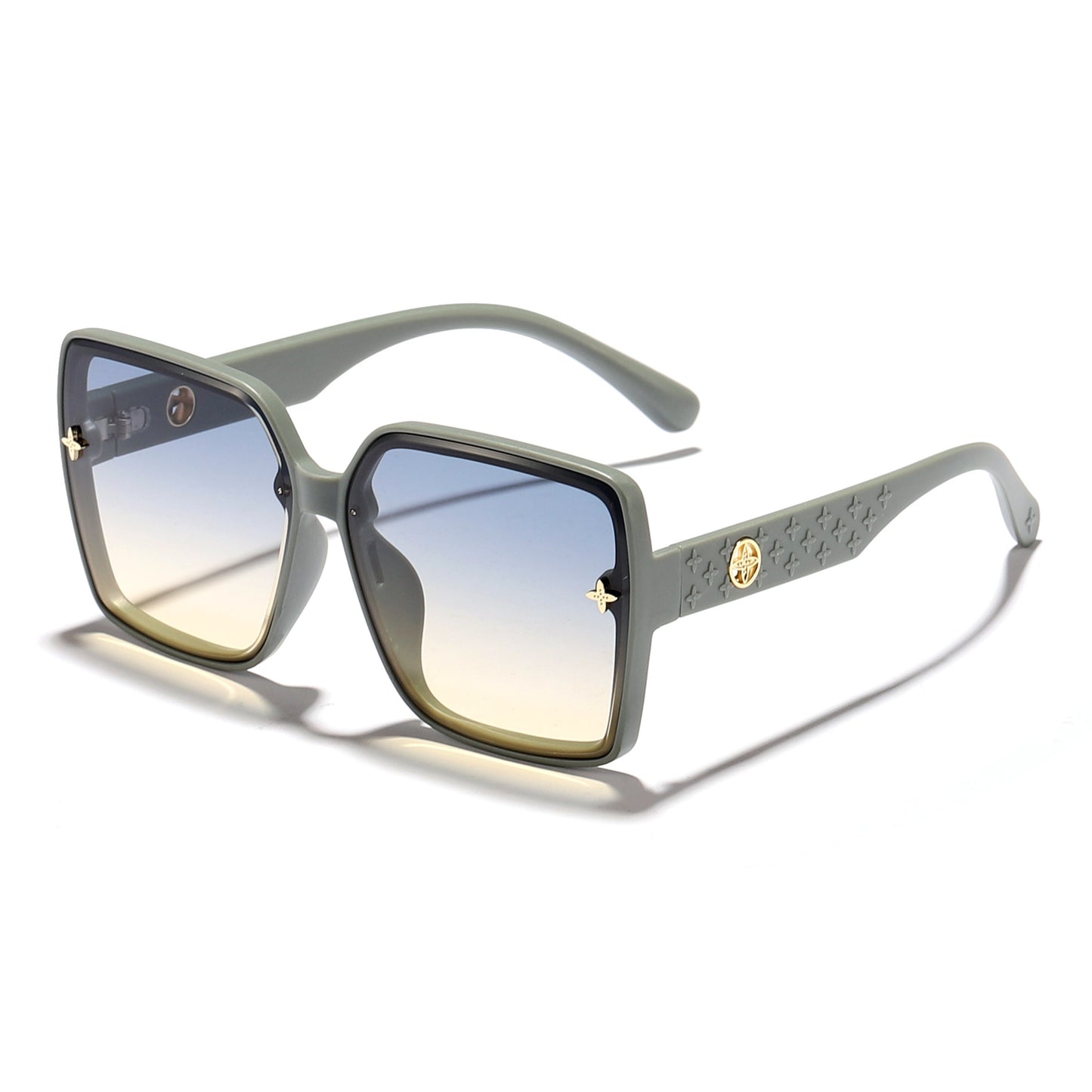 Damen oversized quadratische Sonnenbrille mit elegantem Design Karnz