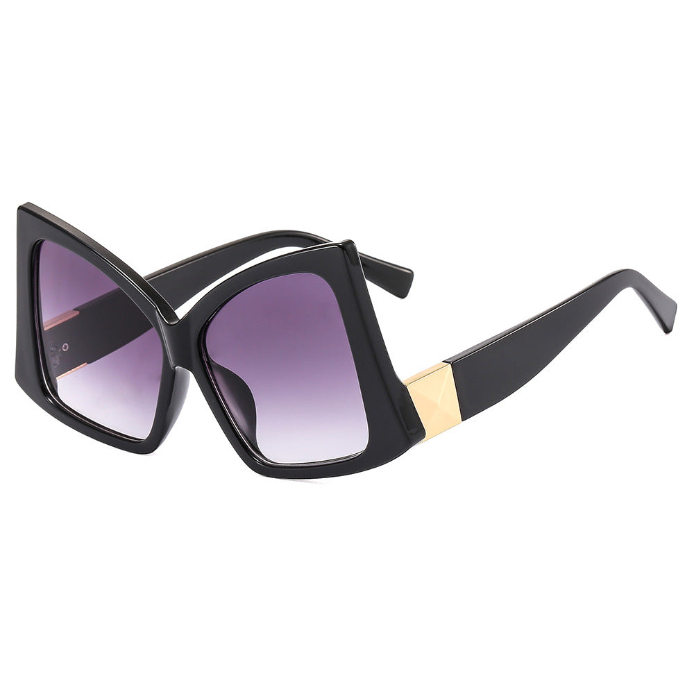 Damen oversized Sonnenbrille mit elegantem quadratischen Rahmen und schützendem UV-Schutz Karnz