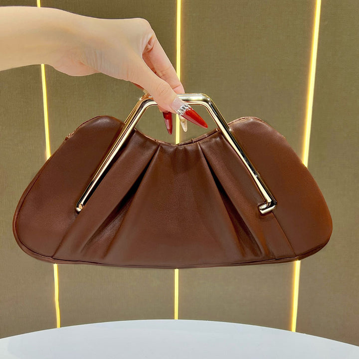 Elegante Raffung Handtasche