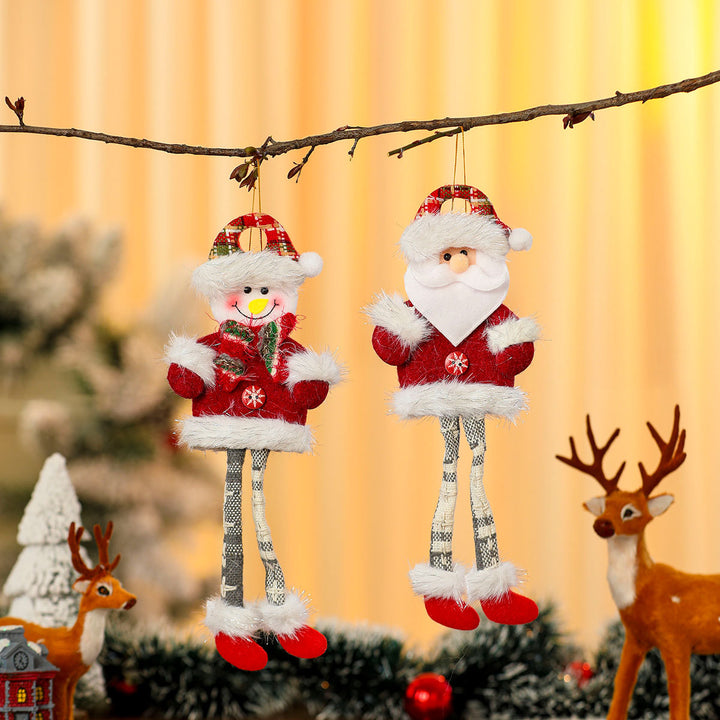 Dekorative hängende Santa-Puppen-Schale