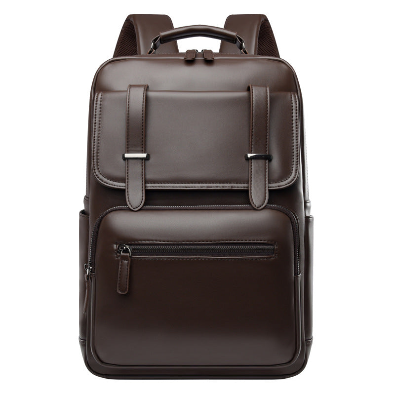 Leder Laptop Rucksack Karnz