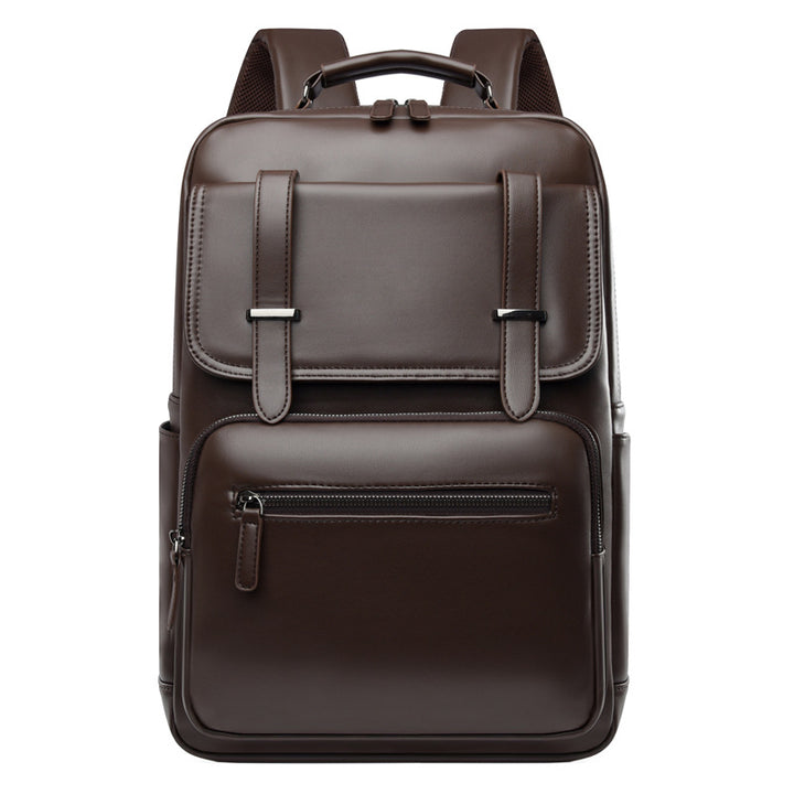Leder Laptop Rucksack Karnz