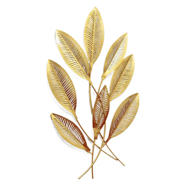 Moderne Blatt Metall Wandkunst Karnz