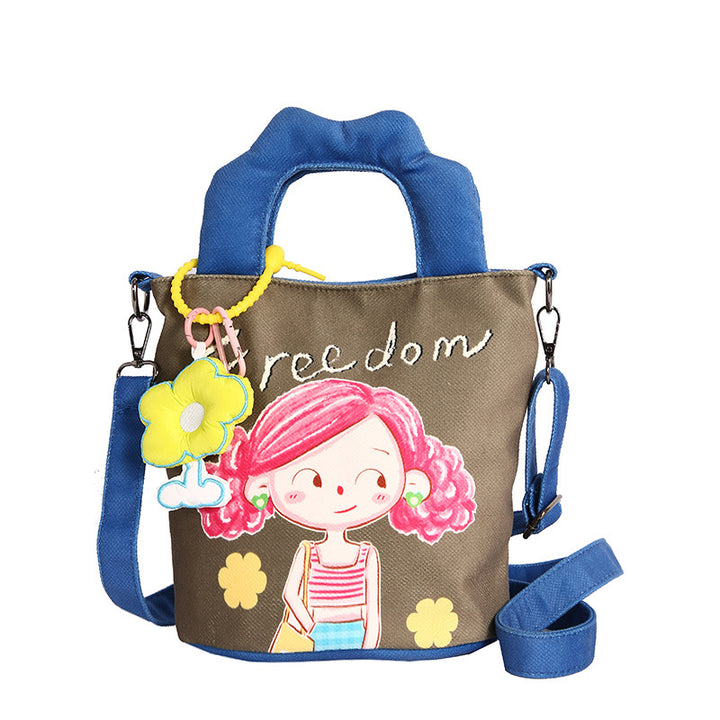 Plüsch-Handtasche Im Frechen Kindermotiv Karnz
