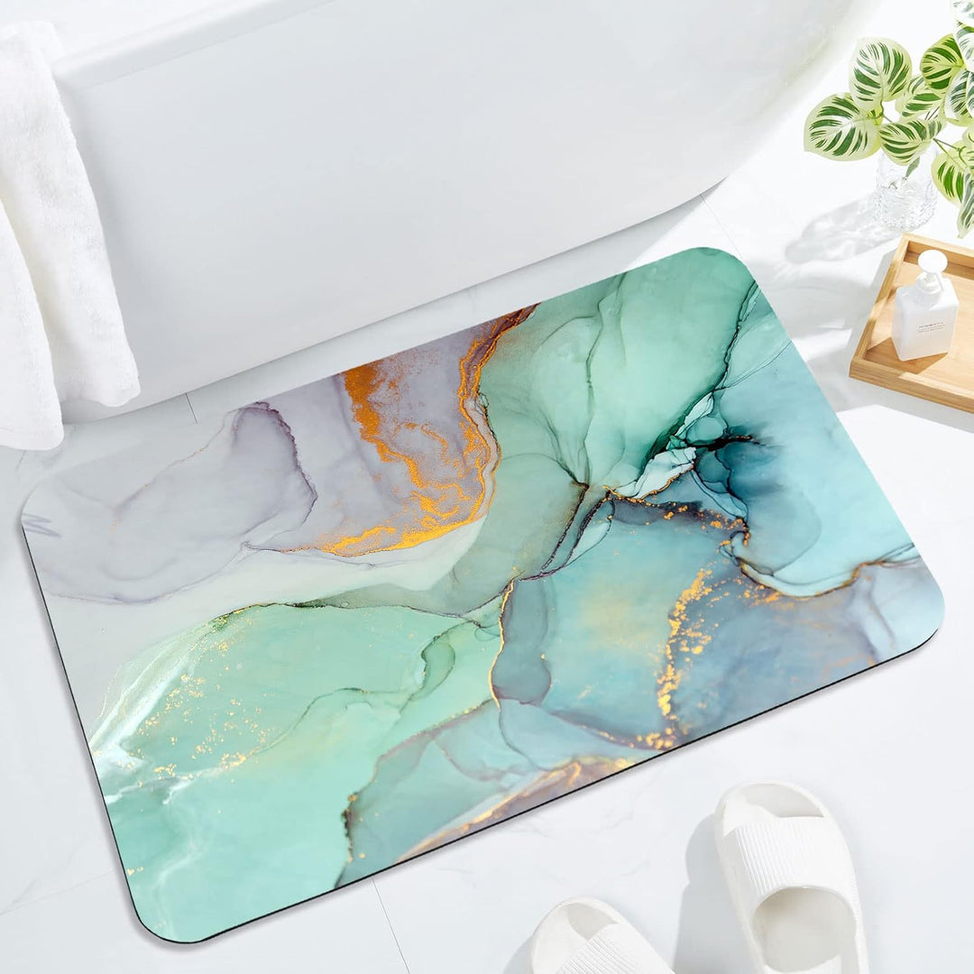 Elegante abstrakte Kunst Badmatte