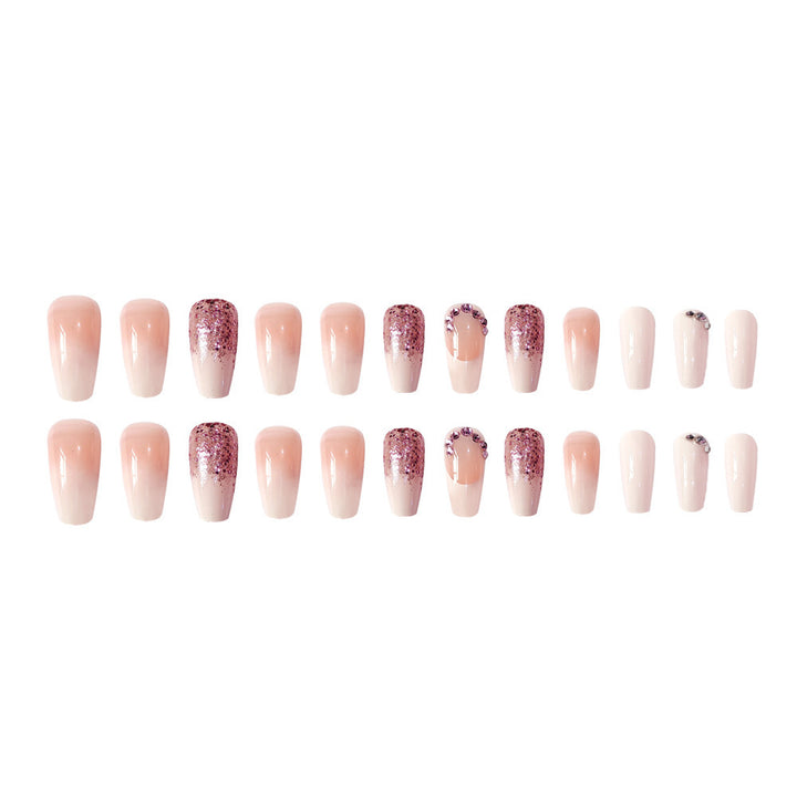 Dekoratives Press-On Nagelset Karnz