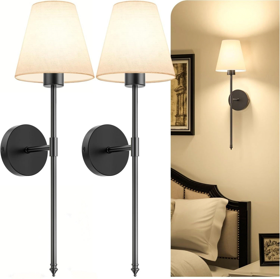 Elegante gefaltete Shade Wandleuchte