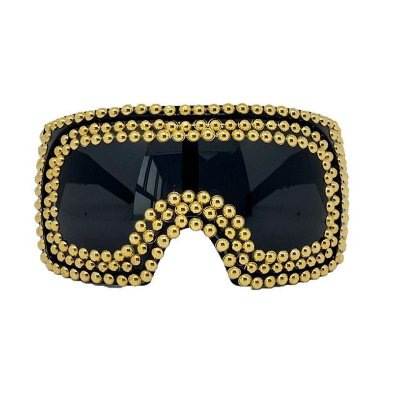 Damen modische Skibrille mit einzigartigem Nieten-Design Karnz