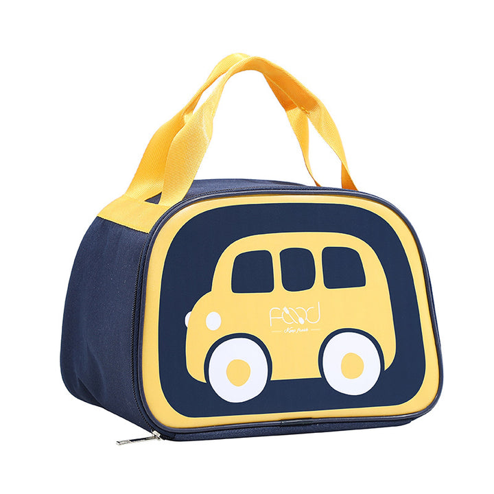 Isolierte Lunchbox mit lustigem Fahrzeugdesign Karnz