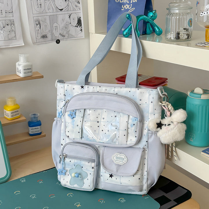 Süßer illustrierter Charakter-Rucksack Karnz