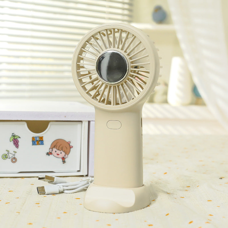 Unisex Tragbarer Tischventilator mit USB-Anschluss und mehreren Geschwindigkeitsstufen Karnz