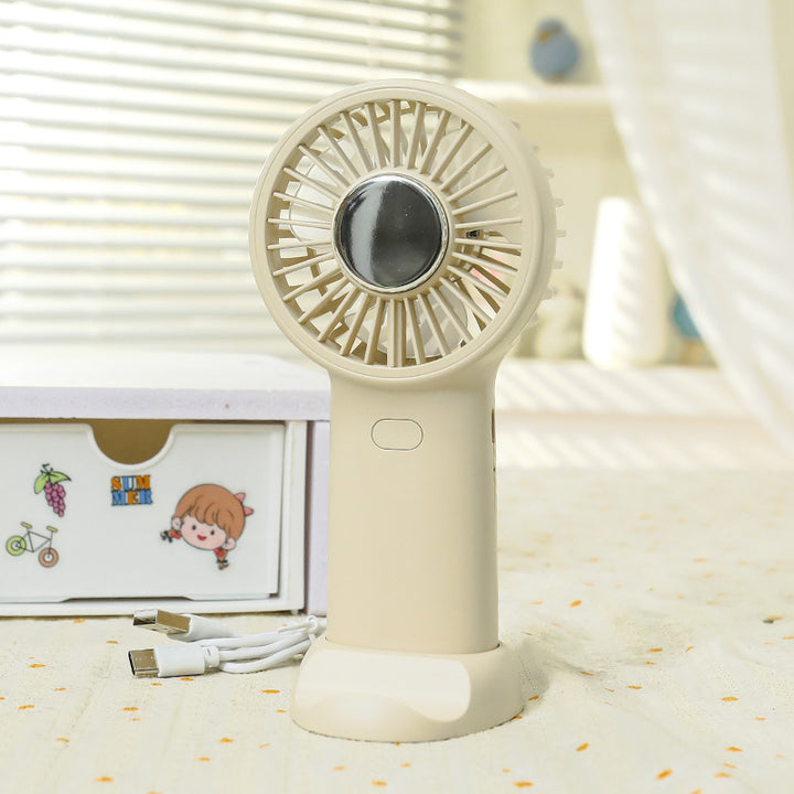 Unisex Tragbarer Tischventilator mit USB-Anschluss und mehreren Geschwindigkeitsstufen Karnz