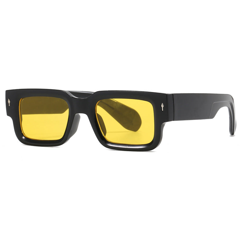 Damen Modische rechteckige Sonnenbrille mit hochwertigen Gläsern Karnz