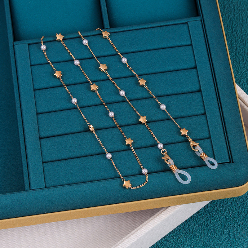 Star Charm Brillen Kette Karnz