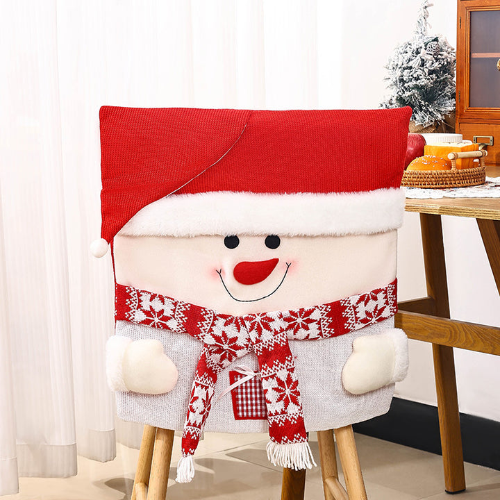 Festlicher Weihnachts-Stuhlüberzug Karnz