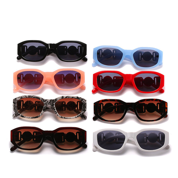 Statement Übergröße Geometrische Sonnenbrille Karnz