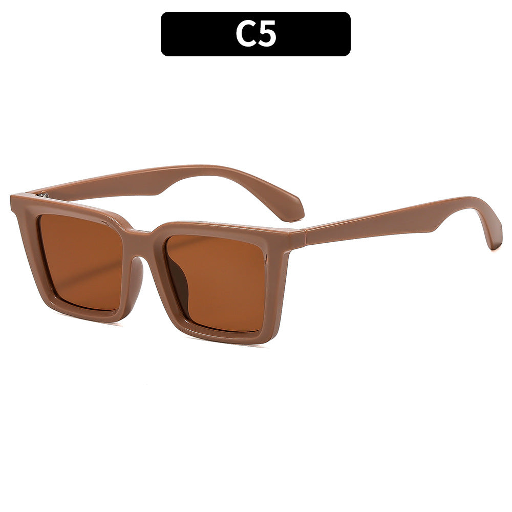 Schicke retro-inspirierte quadratische Sonnenbrille