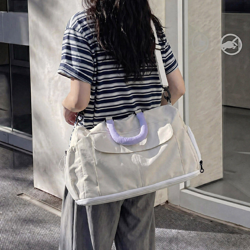 Stylische Canvas Wochenend-Duffle Bag Karnz