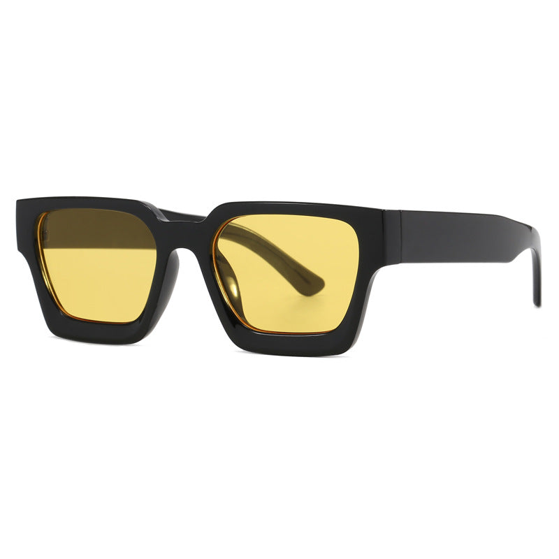Damen Modische Oversized-Sonnenbrille mit quadratischem Rahmen Karnz