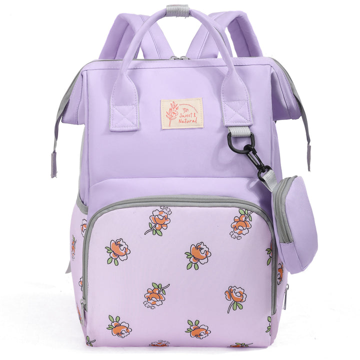 Stilvoller Rucksack mit floralem Muster Karnz