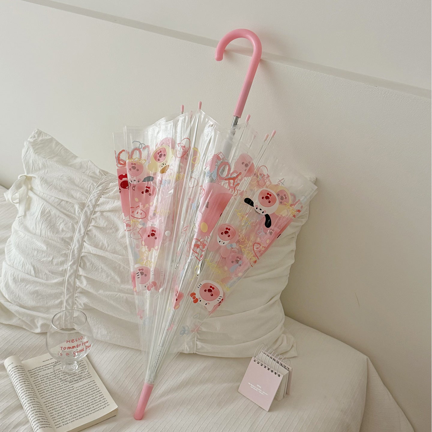 Damen Faltbarer Regenschirm mit niedlichen Tiermotiven Karnz