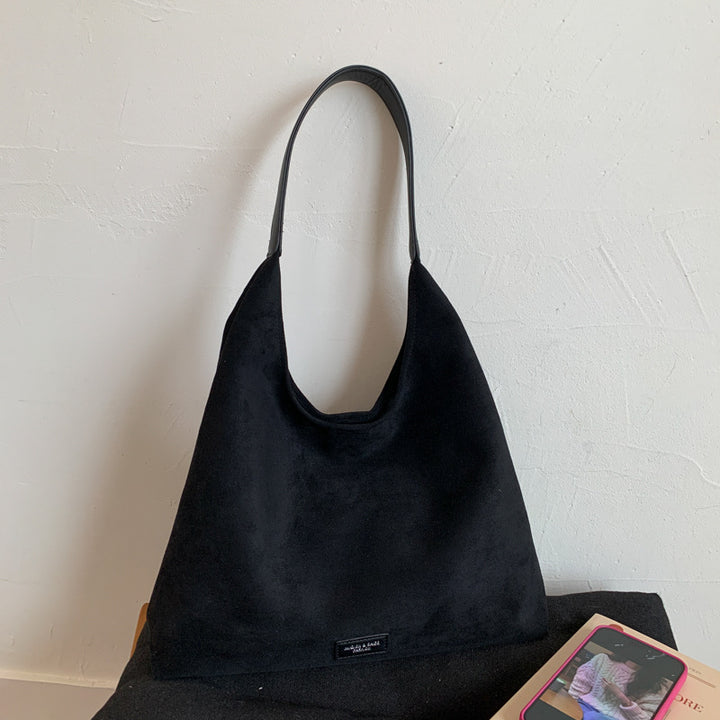 Suede Übergroße Hobo-Tasche Karnz