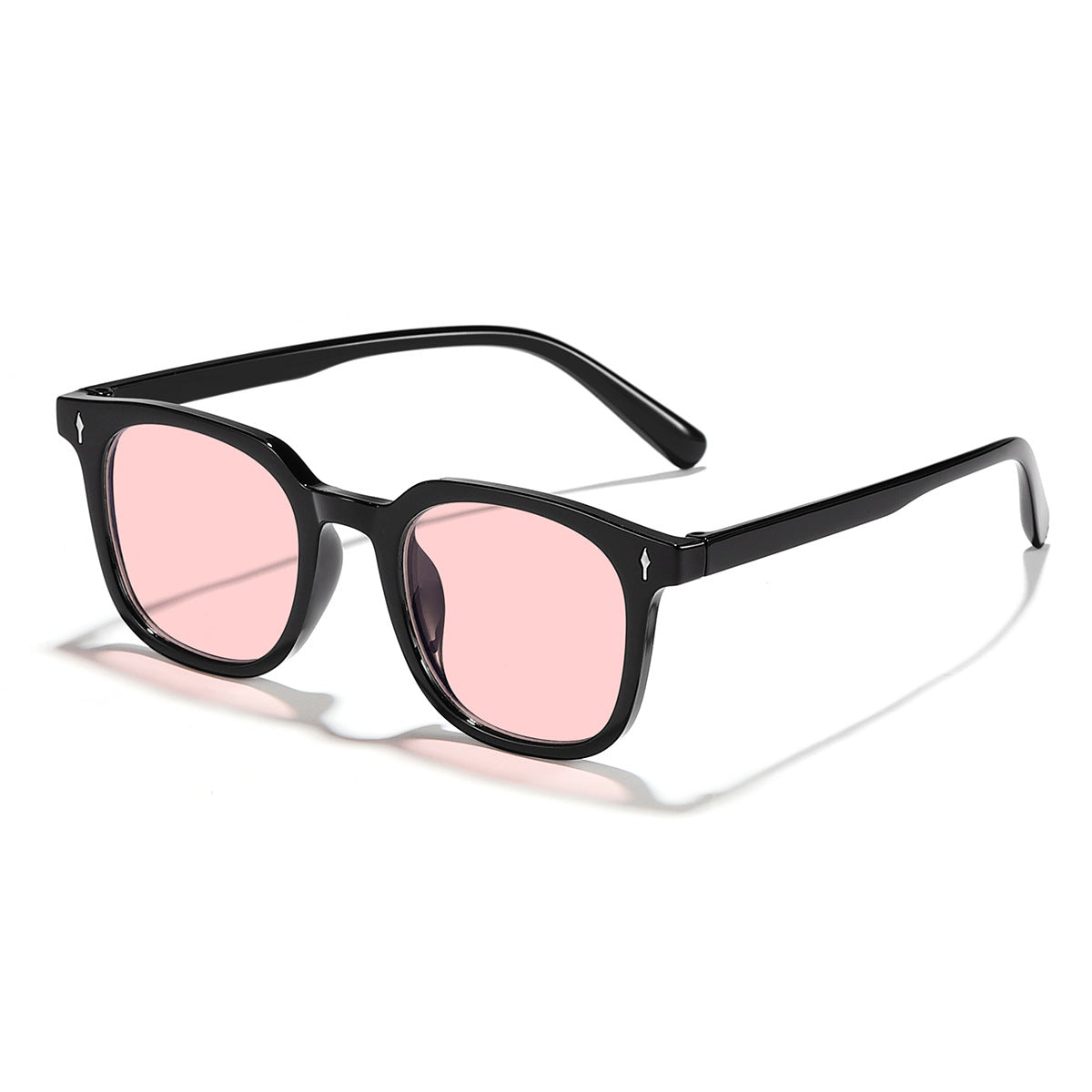 Damen modische Sonnenbrille mit transparentem Rahmen und UV-Schutz Karnz
