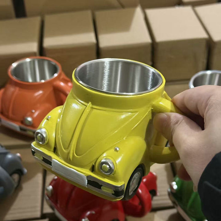 Spaßige Autoform Kaffeetasse Karnz