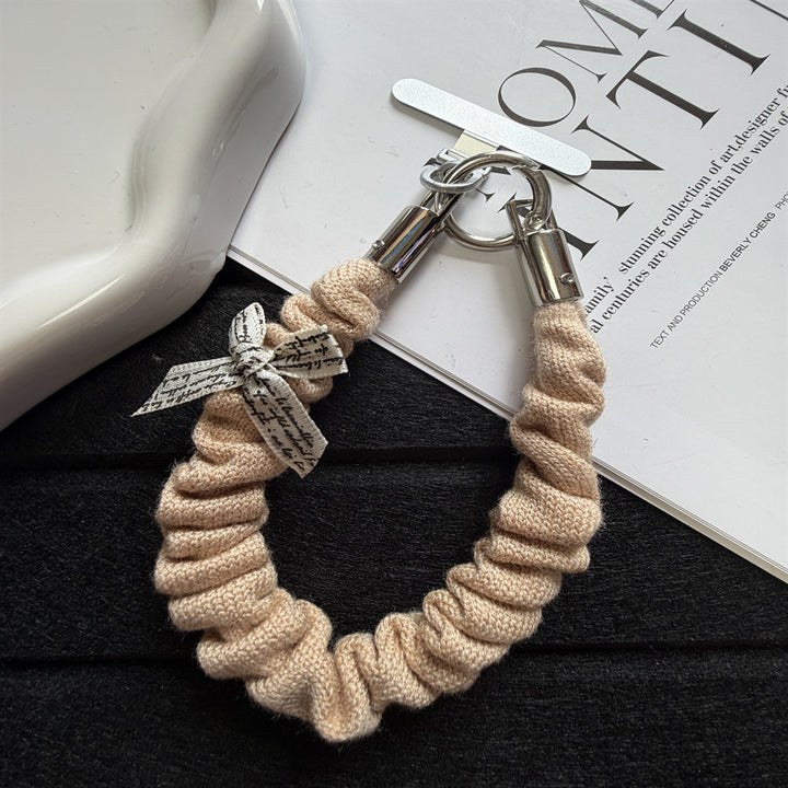 Dekorativer Scrunchie Schlüsselanhänger Halter Karnz