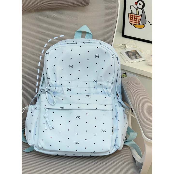 Stylische Polka Dot Freizeit Rucksack Karnz