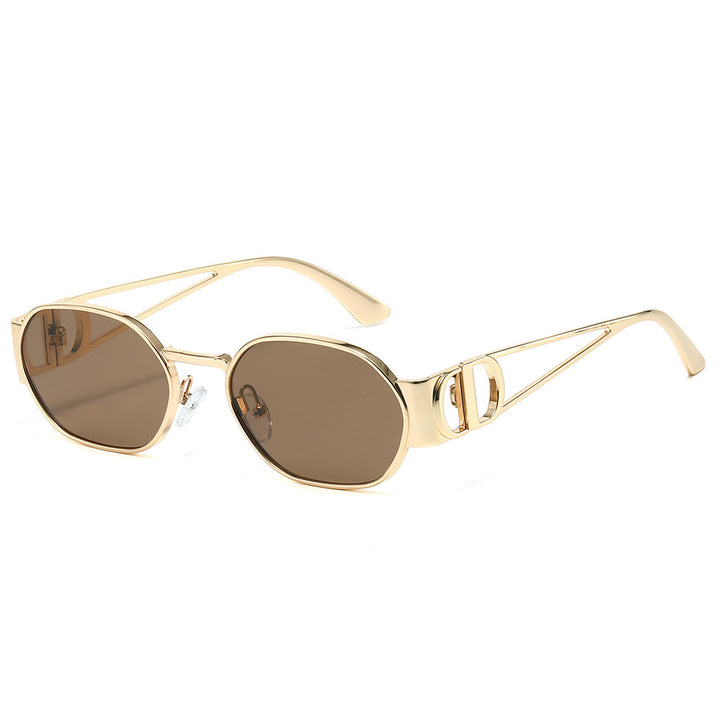 Moderne elegante ovale Sonnenbrillen Karnz