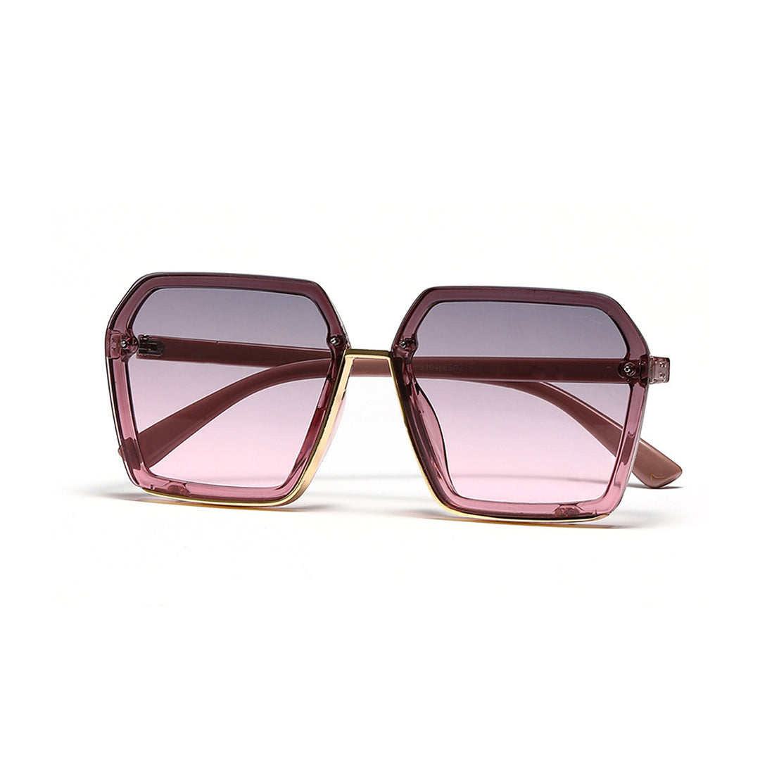 Damen kreative oversized Sonnenbrille mit einzigartiger Geometrie Karnz
