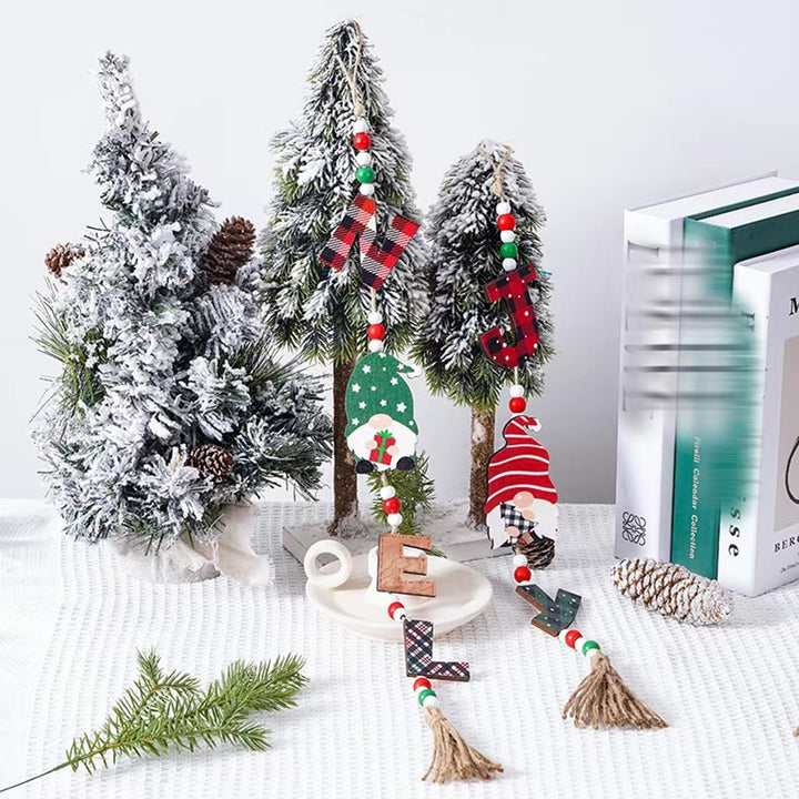Dekorative Weihnachtsanhänger mit Weihnachtsmann-Motiv Karnz