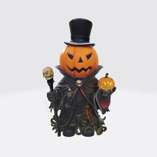 Halloween-Themen Kürbis Meister Figur Karnz