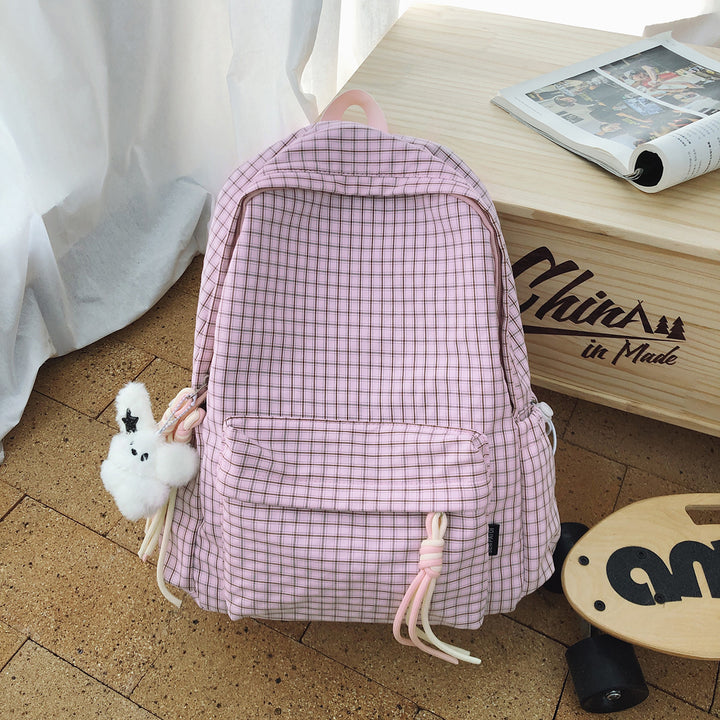 Gepunktetes Muster Canvas Rucksack