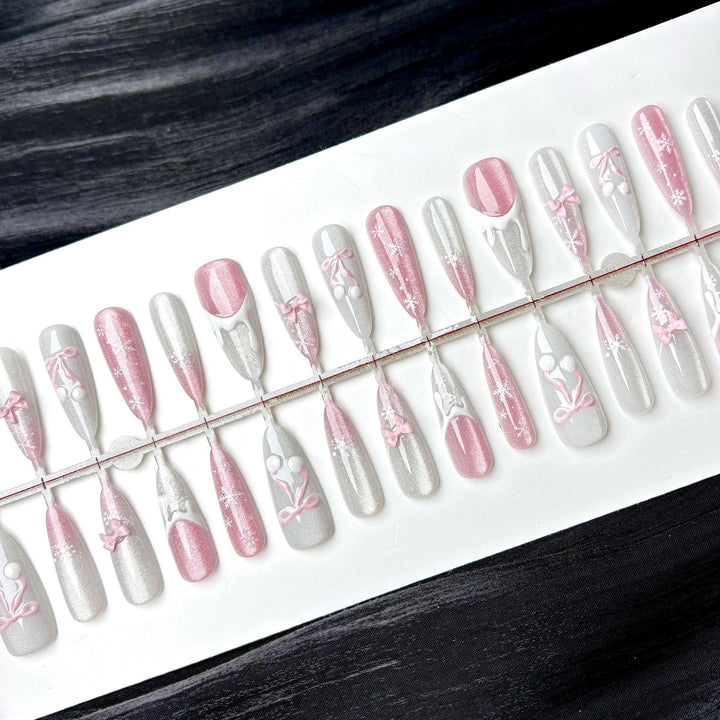 Saisonales Press-On Nail Art Set