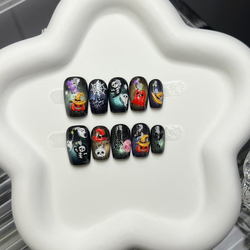 Halloween-Themen Press-On-Nagel-Set