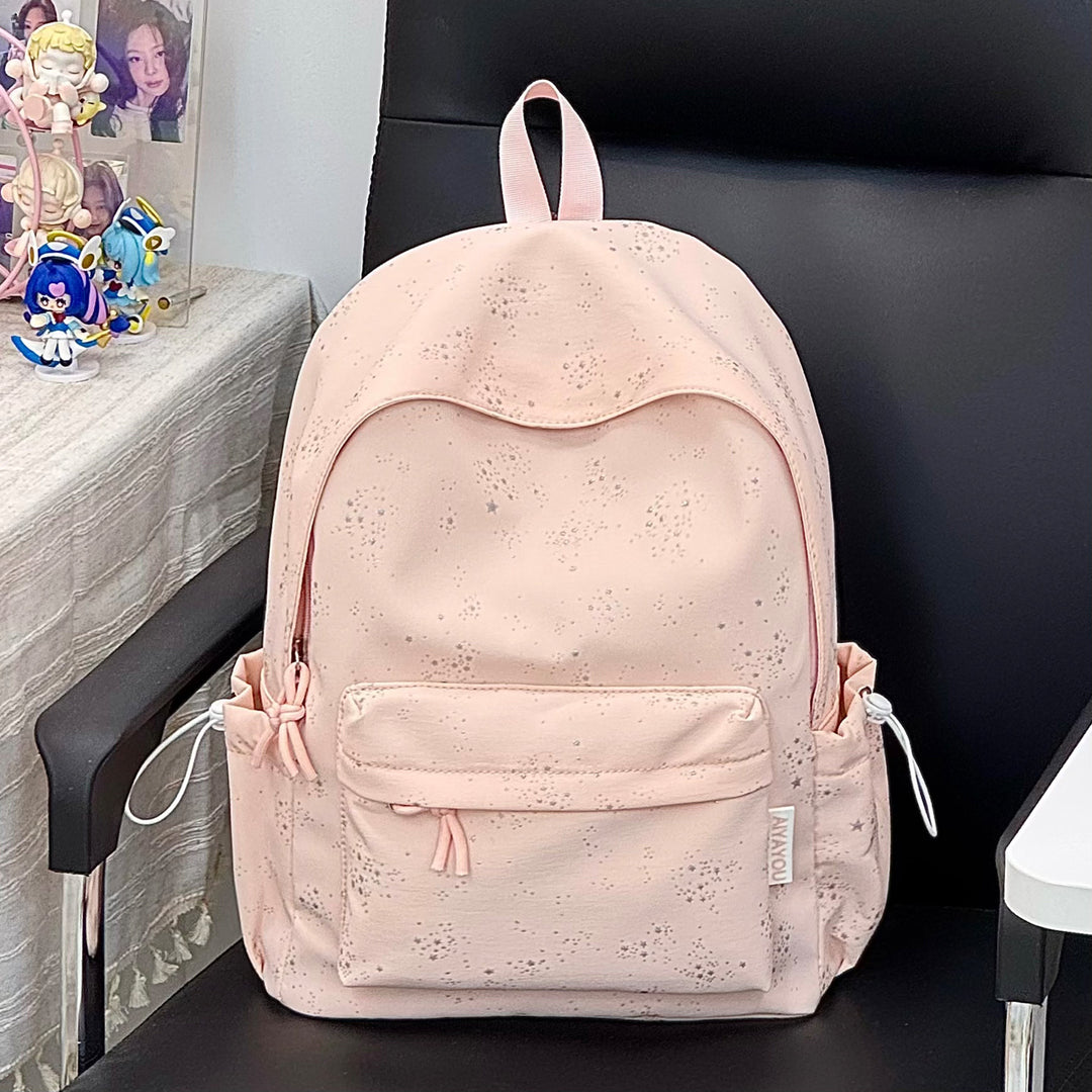 Verspielter Blütenprint Rucksack Karnz