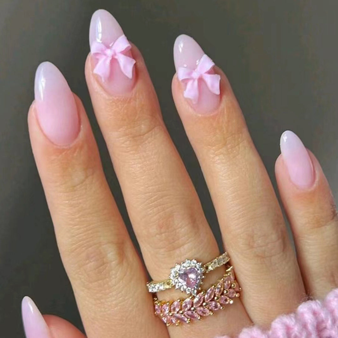 Dekorativer Stiletto Nagelkunst Set